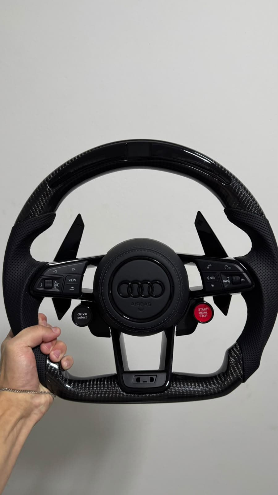 Volante Audi - Carbono